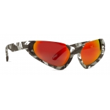 Balenciaga - Xpander Rectangle Sunglasses - Red - Sunglasses - Balenciaga Eyewear
