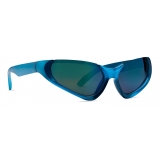 Balenciaga - Occhiali da Sole Xpander Rectangle - Blu - Occhiali da Sole - Balenciaga Eyewear