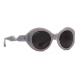 Balenciaga - Twist Round Sunglasses - Gray - Sunglasses - Balenciaga Eyewear