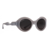 Balenciaga - Twist Round Sunglasses - Gray - Sunglasses - Balenciaga Eyewear
