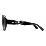 Balenciaga - Twist Round Sunglasses - Black - Sunglasses - Balenciaga Eyewear