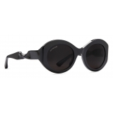 Balenciaga - Twist Round Sunglasses - Black - Sunglasses - Balenciaga Eyewear