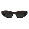 Balenciaga - Twist Cat Sunglasses - Dark Havana Green - Sunglasses - Balenciaga Eyewear
