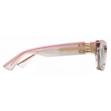 Bottega Veneta - Acetate Square Sunglasses - Pink - Sunglasses - Bottega Veneta Eyewear