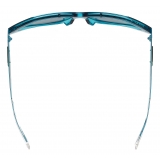 Bottega Veneta - Acetate and Metal Cat Eye Sunglasses - Light Blue - Sunglasses - Bottega Veneta Eyewear