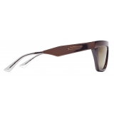 Bottega Veneta - Acetate and Metal Cat Eye Sunglasses - Brown - Sunglasses - Bottega Veneta Eyewear