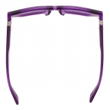 Bottega Veneta - Acetate Square Sunglasses - Violet - Sunglasses - Bottega Veneta Eyewear