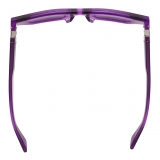 Bottega Veneta - Occhiali da Sole Quadrati in Acetato - Viola - Occhiali da Sole - Bottega Veneta Eyewear