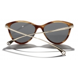 Chanel - Cat Eye Sunglasses - Tortoise Gray - Chanel Eyewear