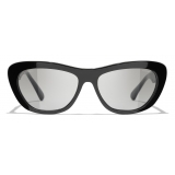 Chanel - Butterfly Sunglasses - Black Light Gray - Chanel Eyewear