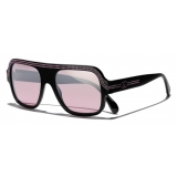 Chanel - Occhiali da Sole a Maschera - Nero Rosa - Chanel Eyewear