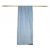 Fefè Napoli - Light Blue Ear Double Gentleman Scarf - Scarves and Foulards - Handmade in Italy - Luxury Exclusive Collection