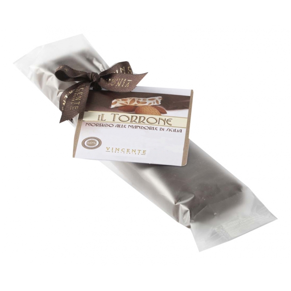 Vincente Delicacies - Soft Nougat Bar with Sicilian Almonds and Covered ...