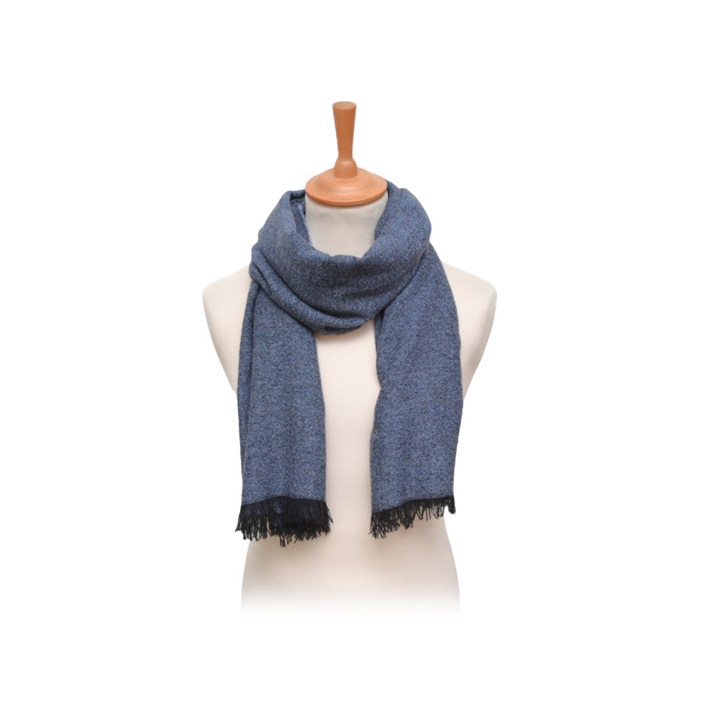 Fefè Napoli - Blue Jeans Cashmere Elegance Scarf - Scarves and Foulards ...