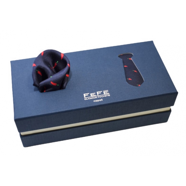 Fefè Napoli - Gift Box Peperoncino - Gift Box - Handmade in Italy - Luxury Exclusive Collection