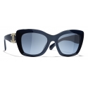 Chanel - Butterfly Sunglasses - Dark Blue - Chanel Eyewear