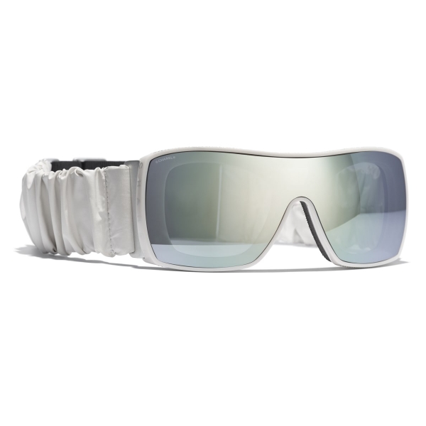 Chanel - Shield Sunglasses - Gray Light Blue - Chanel Eyewear - Avvenice