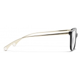 Chanel - Rectangular Eyeglasses - Black - Chanel Eyewear