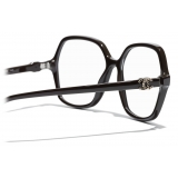 Chanel - Occhiali da Vista a Farfalla - Marrone - Chanel Eyewear