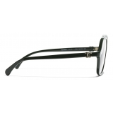 Chanel - Occhiali da Vista a Farfalla - Verde - Chanel Eyewear