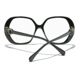 Chanel - Occhiali da Vista Quadrata - Verde - Chanel Eyewear