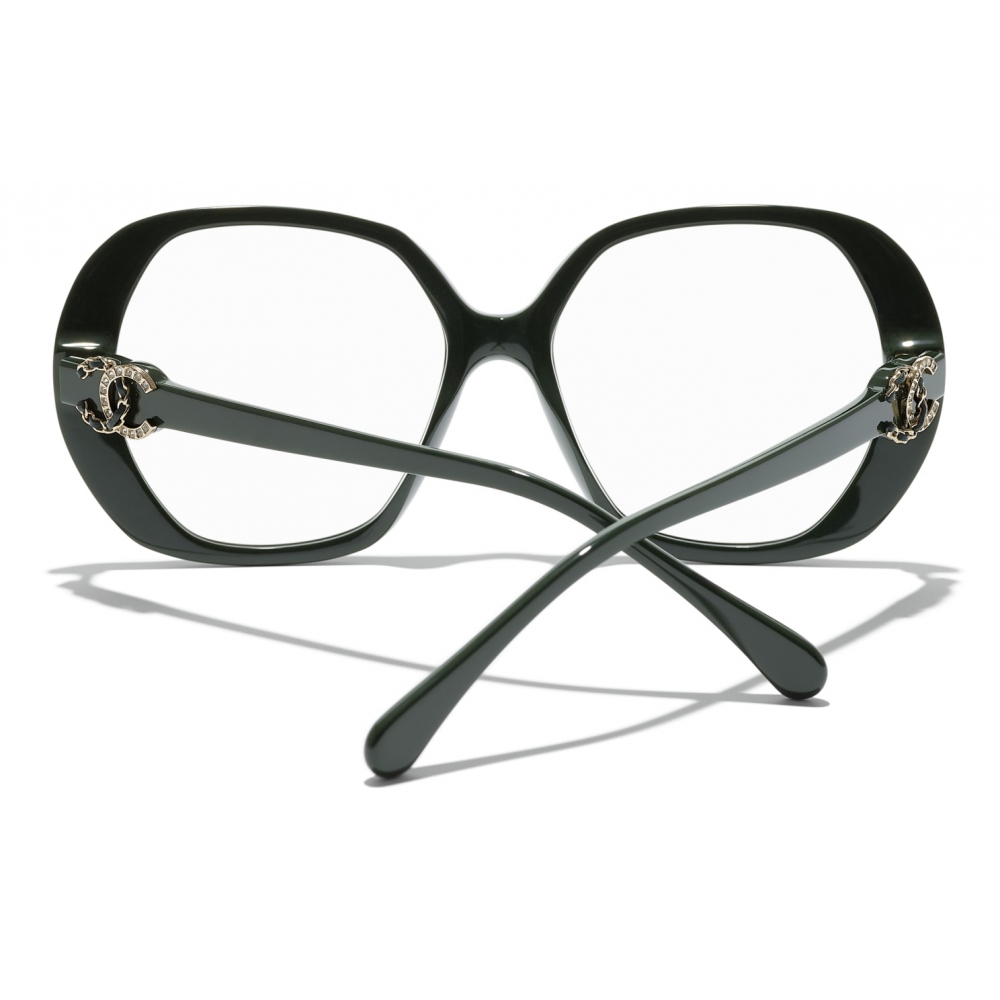 Chanel - Square Optical Glasses - Black - Chanel Eyewear - Avvenice