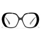 Chanel - Occhiali da Vista Quadrata - Nero - Chanel Eyewear