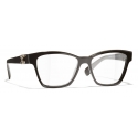 Chanel - Cat-Eye Eyeglasses - Brown - Chanel Eyewear