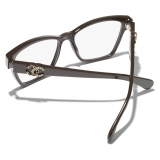 Chanel - Cat-Eye Eyeglasses - Brown - Chanel Eyewear