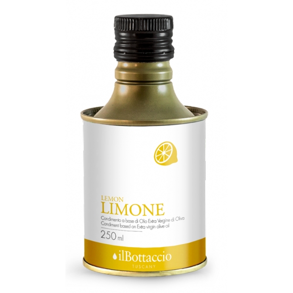 Il Bottaccio - Olio Extravergine di Oliva Toscano al Limone - Infusi - Italiano - Alta Qualità - 250 ml