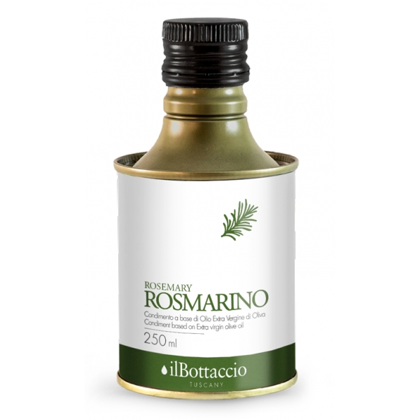 Il Bottaccio - Olio Extravergine di Oliva Toscano al Rosmarino - Infusi - Italiano - Alta Qualità - 250 ml