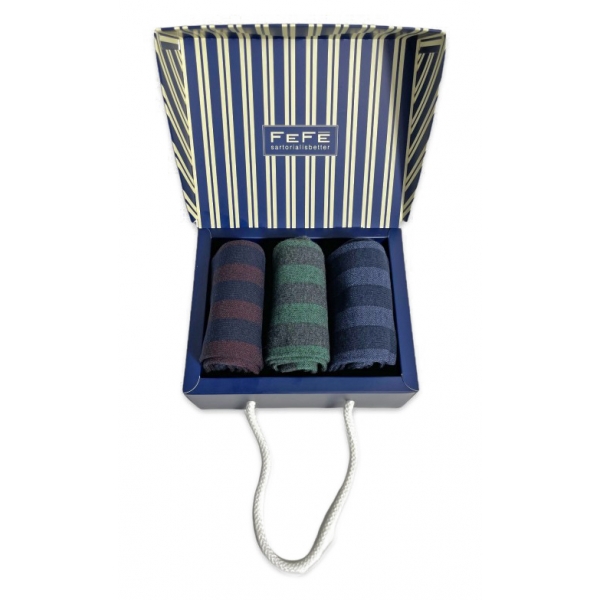 Fefè Napoli - Gift Box Basic Calze Lunghe - Gift Box - Handmade in Italy - Luxury Exclusive Collection