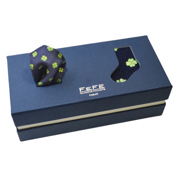 Fefè Napoli - Quatre-Foil Gift Box - Gift Box - Handmade in Italy - Luxury Exclusive Collection