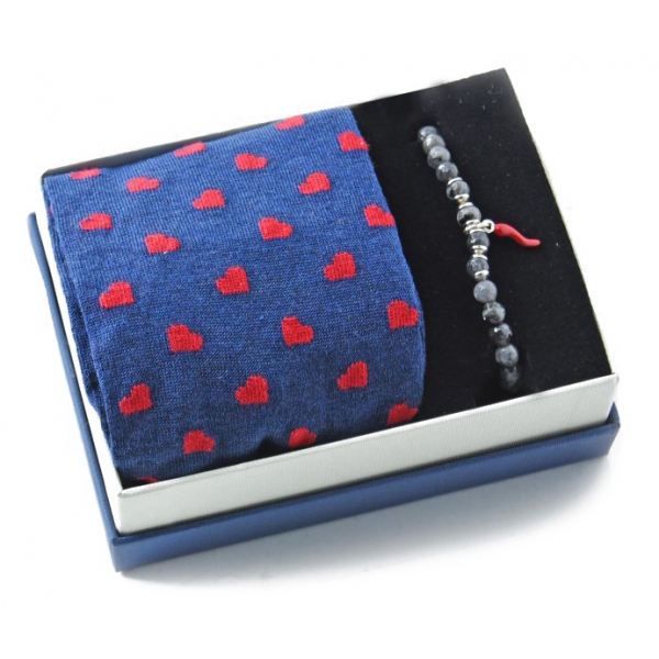 Fefè Napoli - Gift Box Stone Cuori - Gift Box - Handmade in Italy - Luxury Exclusive Collection