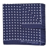 Fefè Napoli - Blue Butterfly Silk Dandy Pocket Square - Pocket-Square - Handmade in Italy - Luxury Exclusive Collection
