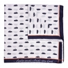 Fefè Napoli - White Cinquecento Silk Dandy Pocket Square - Pocket-Square - Handmade in Italy - Luxury Exclusive Collection