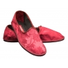 Nicolao Atelier - Furlana Slipper in Red Damask - Men - Shoe - Made in Italy - Luxury Exclusive Collection