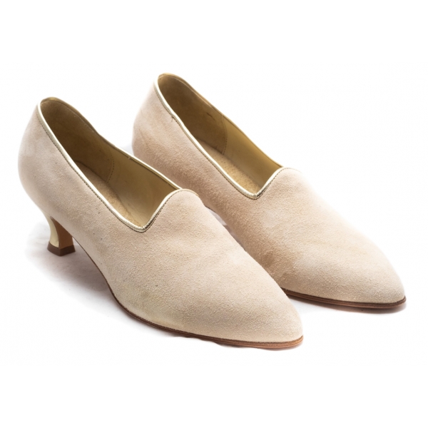 Nicolao Atelier - Décolleté Shoes - Woman Butter Color - Shoe - Made in Italy - Luxury Exclusive Collection