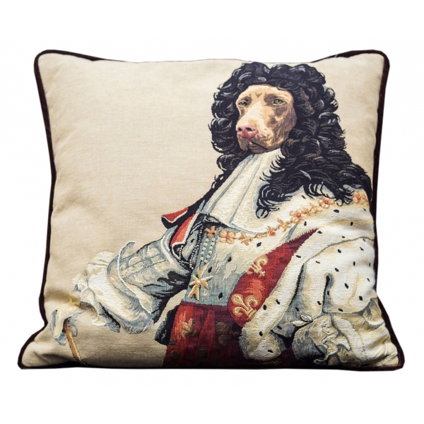 Nicolao Atelier - Louis XIV Cushion - Pillow - Made in Italy - Luxury Exclusive Collection