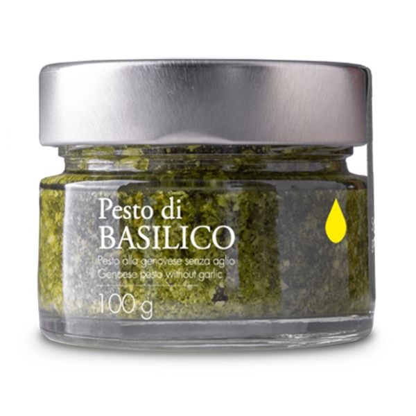 Il Bottaccio - Pesto di Basilico con Olio Extravergine - Italiano - Alta Qualità - 100 gr