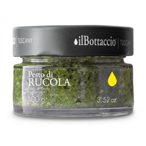 Il Bottaccio - Pesto di Rucola con Olio Extravergine - Italiano - Alta Qualità - 100 gr
