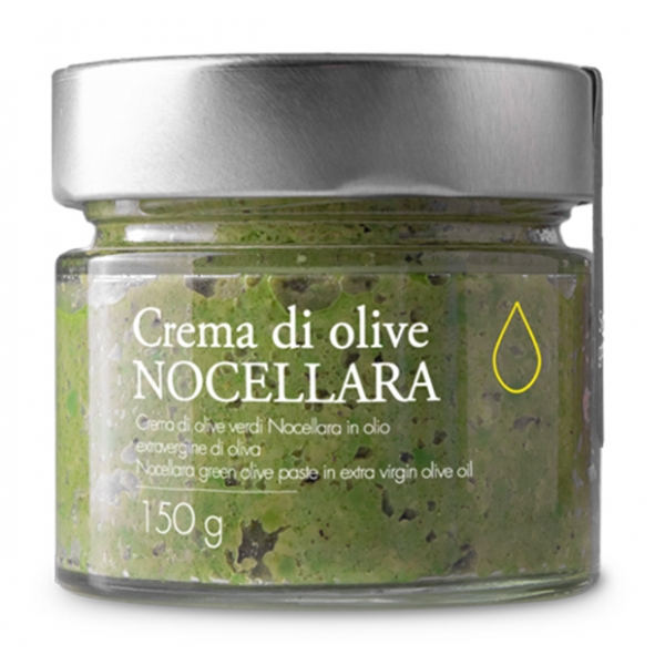 Il Bottaccio - Crema di Olive Nocellara in Olio Extravergine - Italiano - Alta Qualità - 150 gr