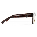 Chanel - Cat-Eye Eyeglasses - Dark Tortoise - Chanel Eyewear