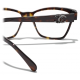 Chanel - Cat-Eye Eyeglasses - Dark Tortoise - Chanel Eyewear