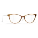 Chanel - Cat-Eye Eyeglasses - Brown - Chanel Eyewear