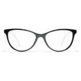 Chanel - Cat-Eye Eyeglasses - Green - Chanel Eyewear