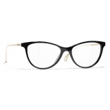 Chanel - Cat-Eye Eyeglasses - Black - Chanel Eyewear