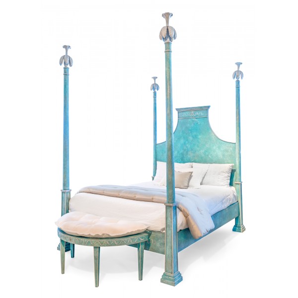 Porte Italia Interiors - Tintoretto Bed - Bed - Venetian Bed with Posts