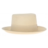Catalina Jacob - Natural Vintage Hat - White - Handmade in Italy - Luxury Exclusive Collection