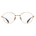 Balmain - Black and Gold-Tone Titanium Brigade-I Eyeglasses - Balmain Eyewear